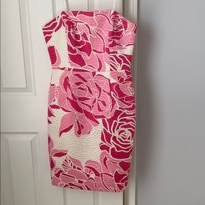 Lilly Pulitzer strapless cocktail dress